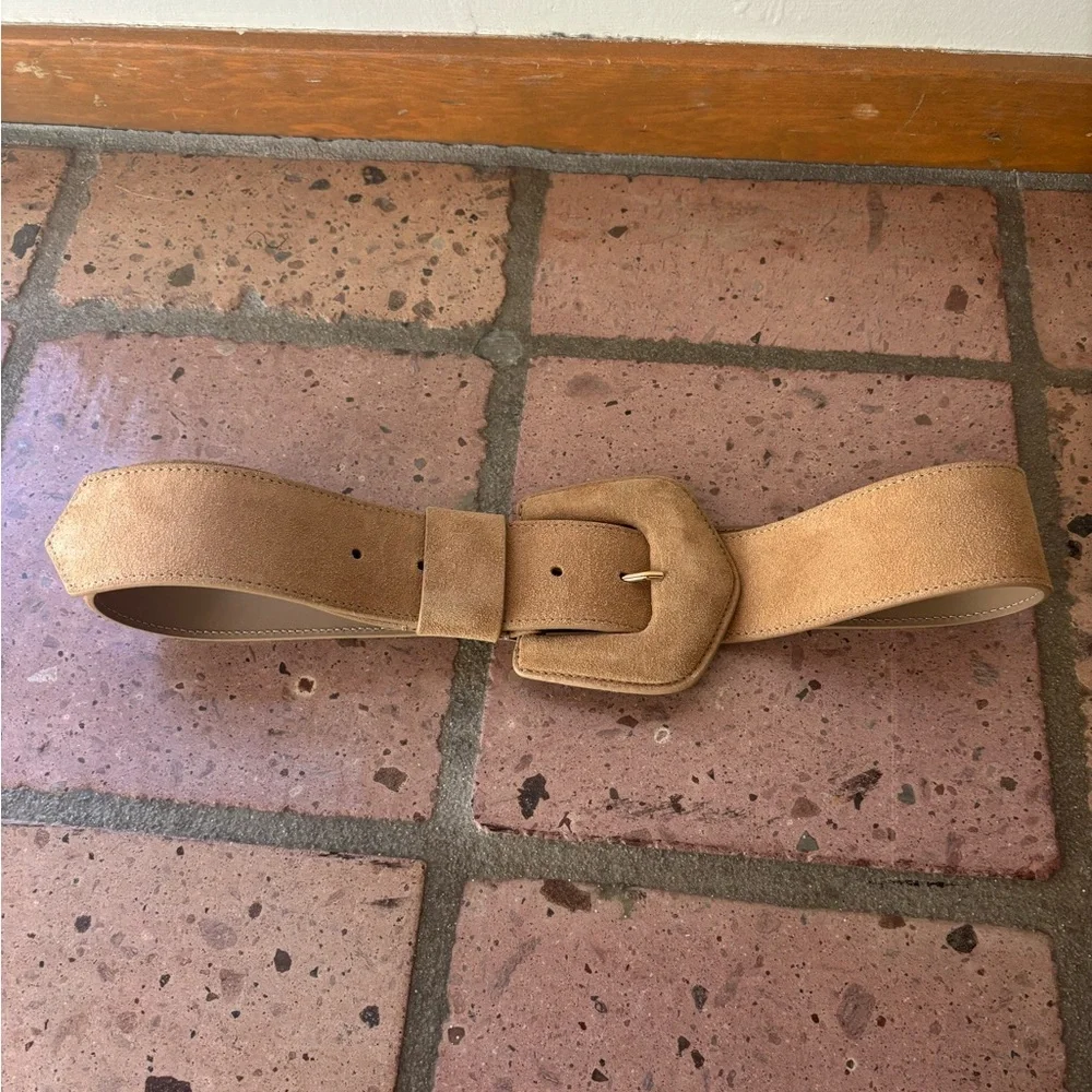 B-Low The Belt Light Taupe Bret Nubuck Belt - Picture 4 of 8
